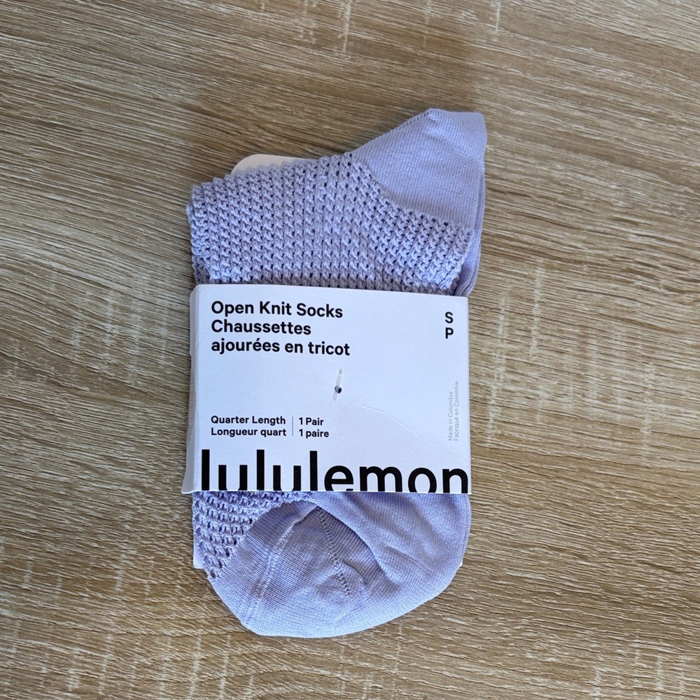 Lululemon College Purple/Lavender Frost Socks